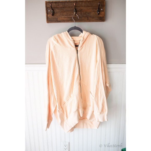 Free People One Ash Hoodie Jacket Medium NEW - Picture 3 of 5